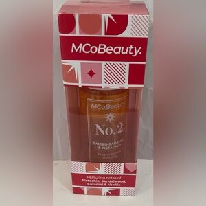 MCoBeauty. No. 2 Salted Caramel & Pistachio Fragrance Mist Hair & Body NEW NIB